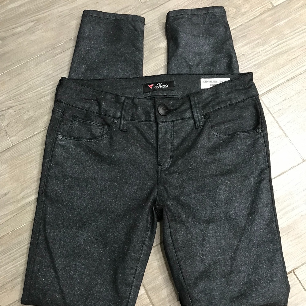 Guess Black Sparkly Jeans